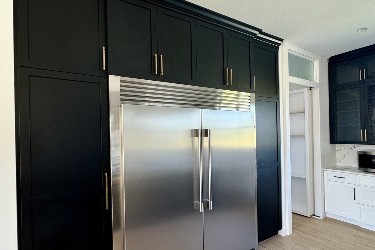 Custom millwork and cabinetry in a newly built home
